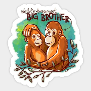 World's Awesomest Big Brother Sticker